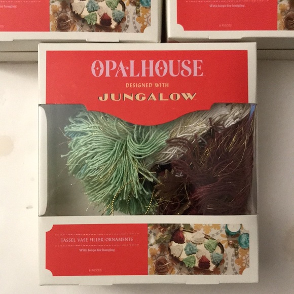 Full house Jungalow tassel vase filler ornament bundle of three boxes New - Picture 2 of 4